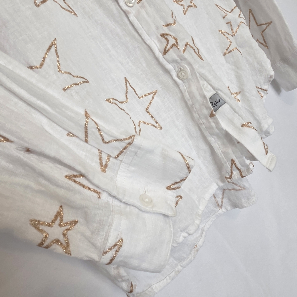 Rails Starstruck Charli Linen Blend Casual Button Down Shirt - Picture 5 of 13